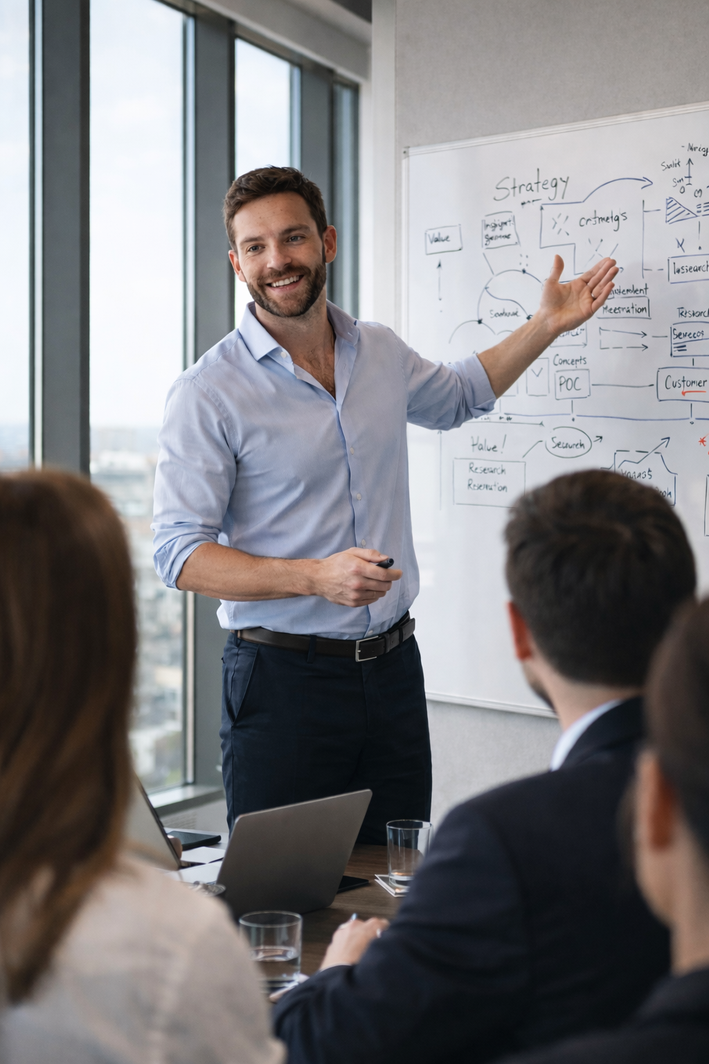 Gavin Coleman presenting